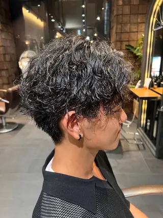 パーマ メンズ MINX中村 公亮/デザインパーマのヘアスタイル