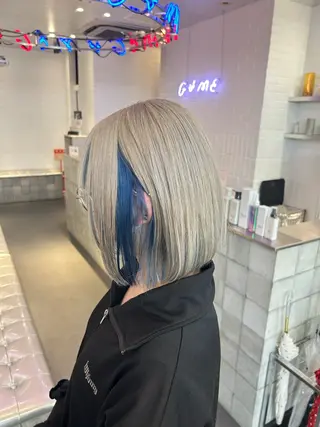 ミディアム MiRI💜地毛級 エクステ✖似合わせ技のヘアスタイル