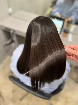 ロング 【ヤバ髪から美髪へ】 縮毛矯正特化アチワのヘアスタイル