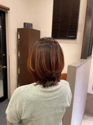 ミディアム 安倍 辰哉のヘアスタイル