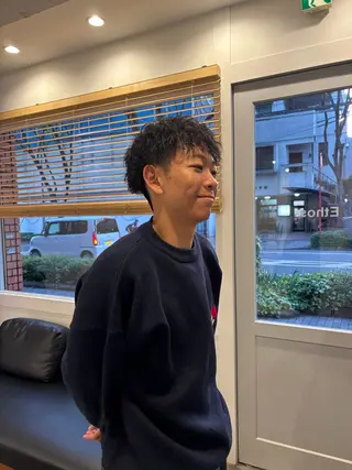 パーマ 熊取谷 茉那のヘアスタイル