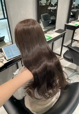 ロング 内藤 藍夏のヘアスタイル