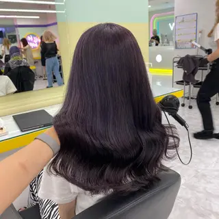 セミロング カラー ヘアアレンジ mai🍑暖色カラー /レイヤー💖のヘアスタイル