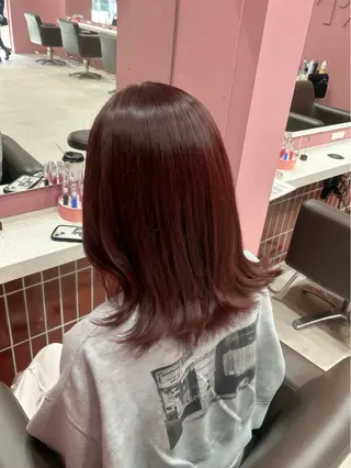 ミディアム 透明感カラー♡ 原宿美容室¦Rinaのヘアスタイル