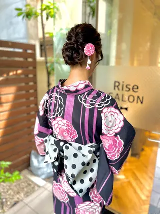 ヘアアレンジ 似合わせヘアメイク 💐オダギリチアキのヘアスタイル