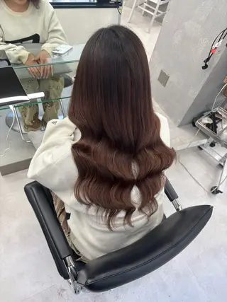 ロング カラー ヘアアレンジ メンズ 羽エク指名No1✨️ シールエク🌙しぇるのヘアスタイル
