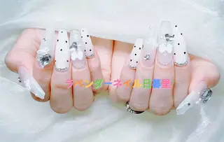 ネイル ラベンダー💖日暮里 ルル💖ネイルのネイルデザイン