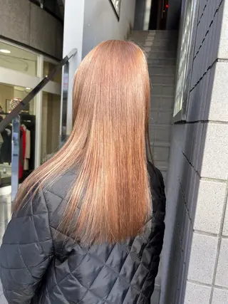 ロング カラー 横浜カラー/ブリーチ SAKI💫のヘアスタイル