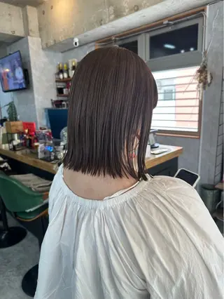 ショート カラー シールドヘアー/那覇 /縮毛矯正/ブリーチのヘアスタイル
