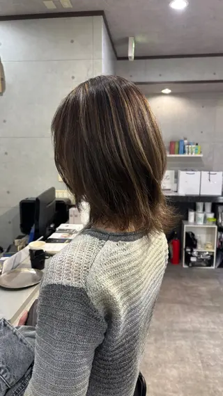 ミディアム REVE美容室 REVEマツエクのヘアスタイル