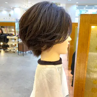 ショート パーマ ✨髪質改善専門店✨ QOLU✨のヘアスタイル