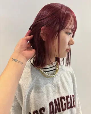ミディアム カラー 🟧オシャレ女子多数 アツシ🟧のヘアスタイル