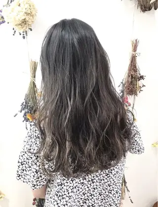セミロング カラー ハイライト特化/艶カ ラー/FUMIYAのヘアスタイル