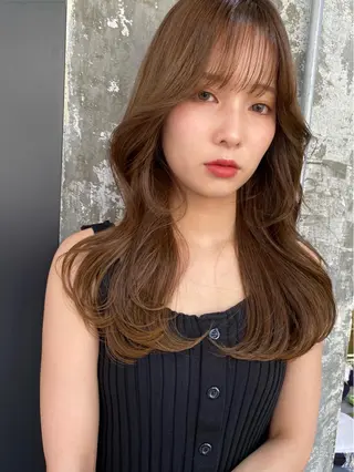 ロング カラー Pia ツボイ ケイタのヘアスタイル