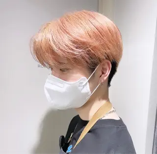 ショート カラー メンズ 韓国ヘア×レイヤー カット/上田丈也のヘアスタイル