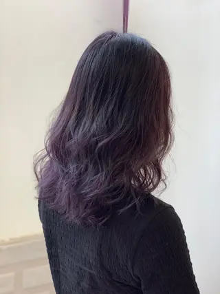 ミディアム カラー 農添 杏のヘアスタイル