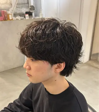 パーマ メンズ メンズパーマ特化 💈藤田晃志のヘアスタイル