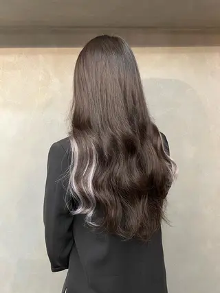 ロング ❤️‍🔥シールエク ＋カラー京❤️‍🔥のヘアスタイル