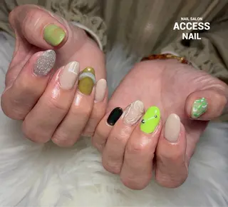 ネイル access nailのネイルデザイン