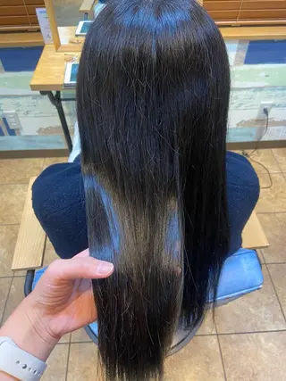 セミロング カラー 🎀ブリーチなし カラーyui🎀のヘアスタイル