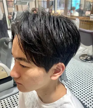 ミディアム メンズ 榊原 貫太のヘアスタイル