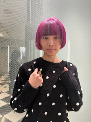 ショート カラー La Pensee/ カスヤリクのヘアスタイル