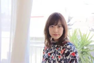 ミディアム カラー パーマ yoshi ☆のヘアスタイル