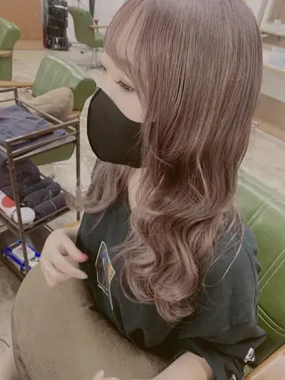 ロング カラー ヘアアレンジ Rosso獨協大学前 YUNAのヘアスタイル