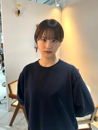 ショート 加藤 悠真のヘアスタイル