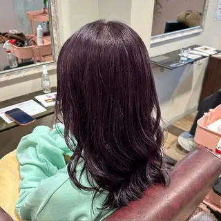 セミロング カラー 柔らかいcolor ￤韓国￤🩰マユ🩰のヘアスタイル