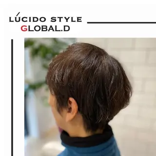 ショート カラー パーマ ヘアアレンジ メンズ キッズ ✂︎ショート、ボブ、 レイヤー🩵YUMIのヘアスタイル