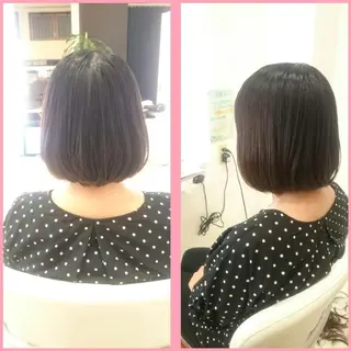 ミディアム キンジョウ エナミのヘアスタイル