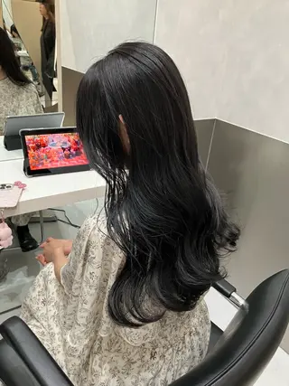 カラー 💖ブリーチなし透明 感💖ASAHIのヘアスタイル