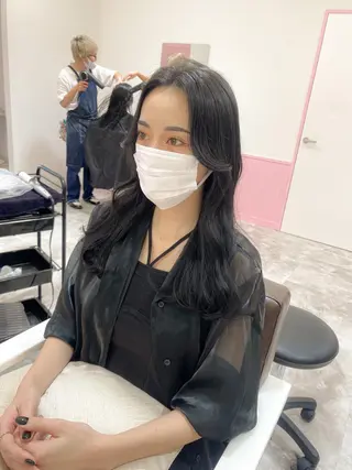 ロング 髪質改善韓国レイヤー SHIORI🦋のヘアスタイル