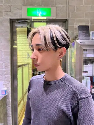 カラー UMM daichi メンズパーマのヘアスタイル