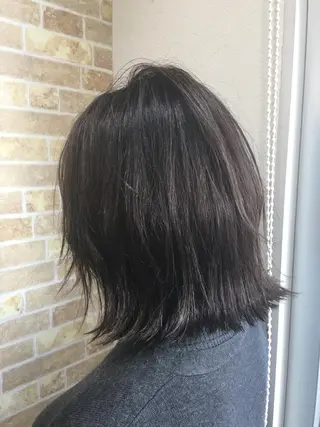 ミディアム カラー ✨大人美人ショート✨ 店長 藤井一輝のヘアスタイル