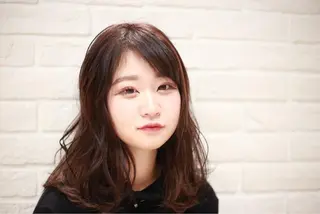 ミディアム カラー なりたいが叶う ながしまじゅんきのヘアスタイル