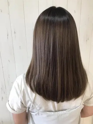 セミロング カラー パーマ ヘアアレンジ キッズ ネイル マツエク・マツパ M字・前髪割れ 改善メンズ特化/栢沼のヘアスタイル
