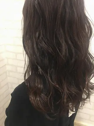 セミロング カラー 日高 香織のヘアスタイル