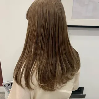 ロング カラー ヘアアレンジ レイヤー×グレージュ /ピンク🩷mioのヘアスタイル