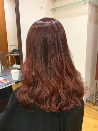 セミロング カラー 韓国レイヤーカット★ 小林大樹のヘアスタイル