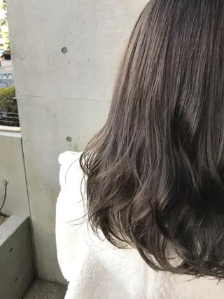 セミロング カラー ヘアアレンジ Satsuki ✂︎♡のヘアスタイル