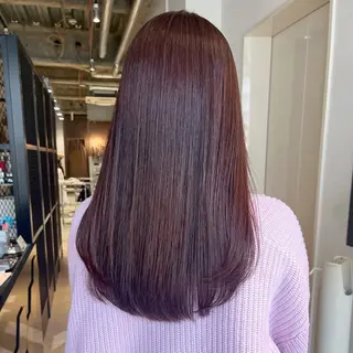 ロング かわい りほのヘアスタイル