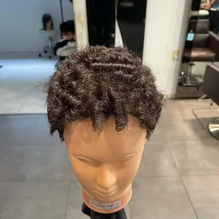 ショート パーマ メンズ 新宿御苑前/新宿 Ryuseiのヘアスタイル