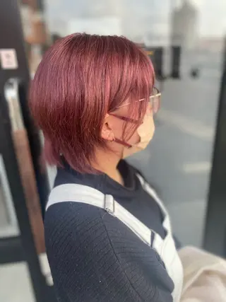 ショート カラー 大林　恵理 【Agu 屋島】のヘアスタイル