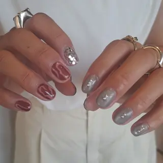 ネイル Nail mood デザイン持ち込みokのネイルデザイン