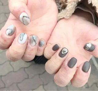 ロング カラー メンズ キッズ ネイル マツエク・マツパ 福田 加奈のネイルデザイン