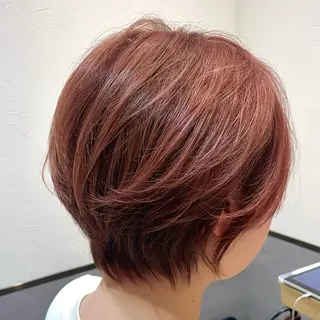 ショート カラー 札幌 ヘアアレンジ 🍎 タナカセリナのヘアスタイル