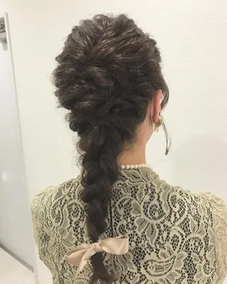 ヘアアレンジ 藤野 美咲のヘアスタイル