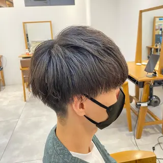 メンズ アイブロウ 🍒透明感カラー/ emiri🍒のヘアスタイル